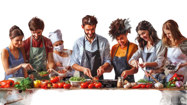 Zespół kucharzy w akcji